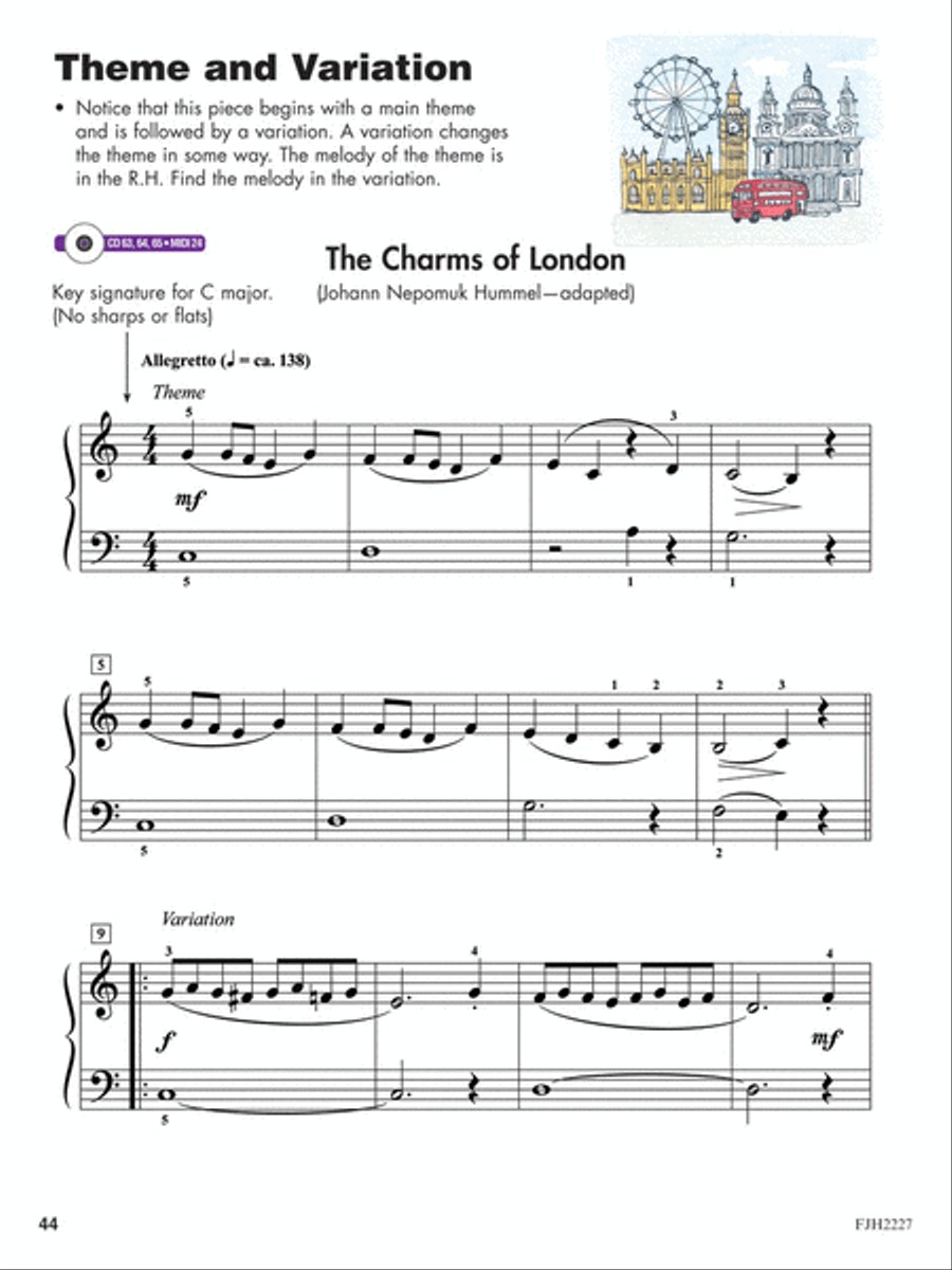 The All-In-One Approach to Succeeding at the Piano, Book 2A Piano Method scores gallery preview page 3