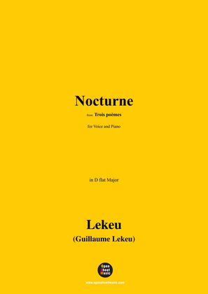 Lekeu-Nocturne,in D flat Major