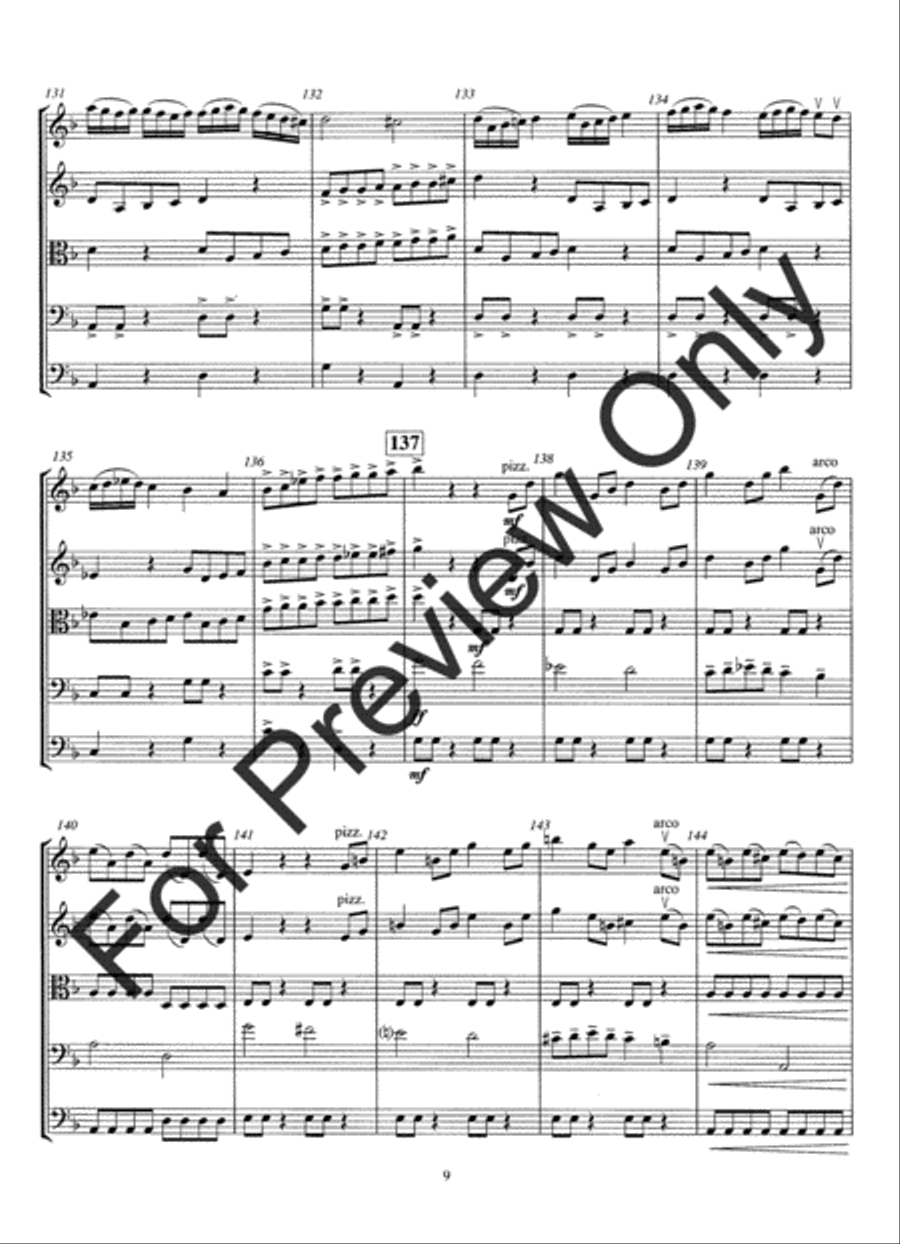 Riding the Dragon's Back (Score) String Orchestra scores gallery preview page 12