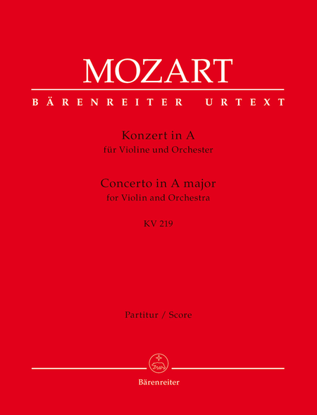 Concerto in A major for Violin and Orchestra