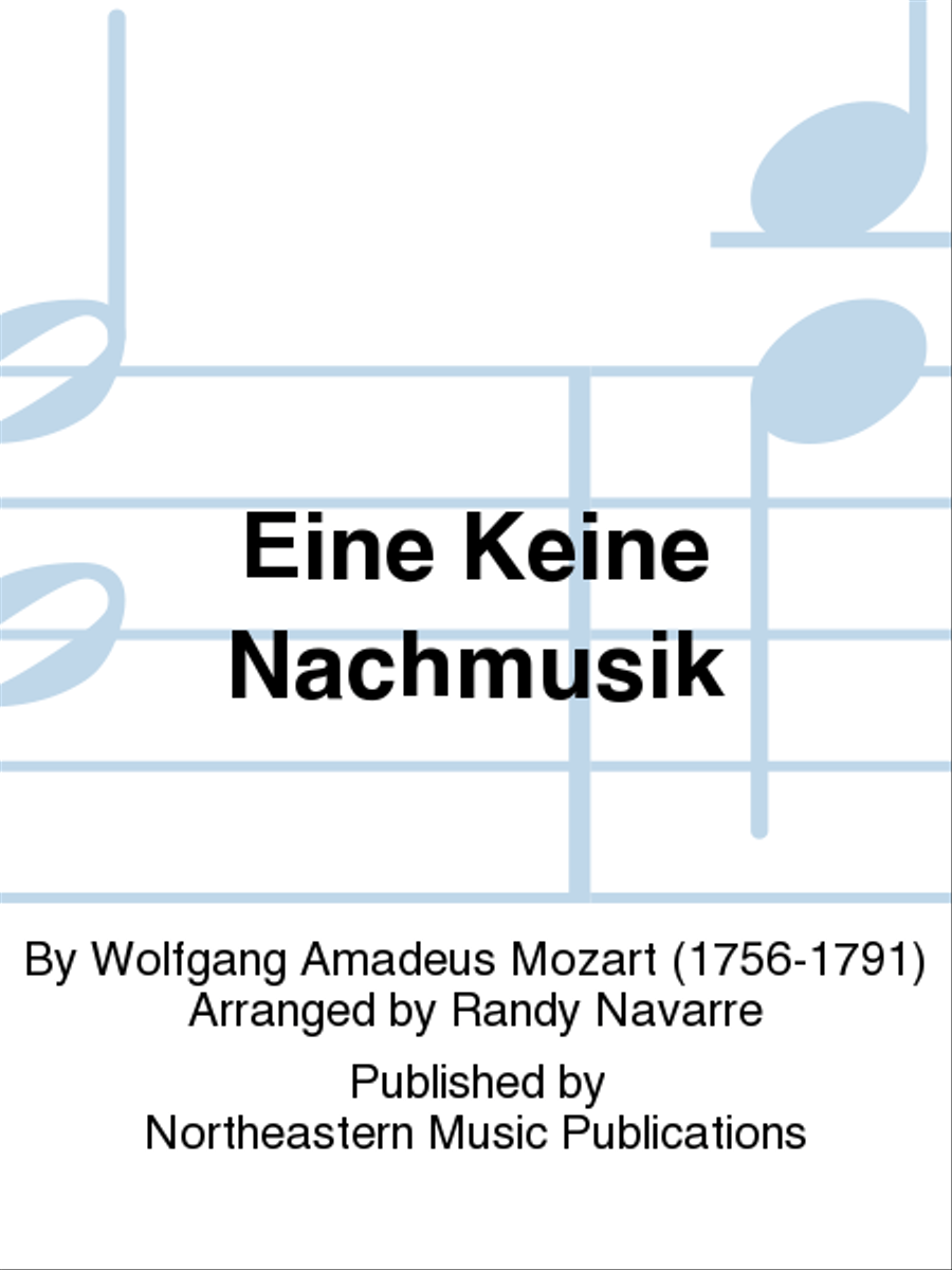Eine Keine Nachmusik Saxophone Quartet scores gallery preview page 1
