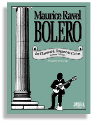 Book cover for Ravel's Bolero for Classical Guitar
