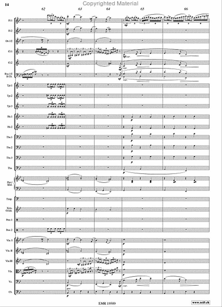 Taras Bulba Orchestra scores gallery preview page 14