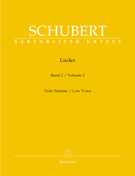 Franz Schubert : Lieder, Volume 2