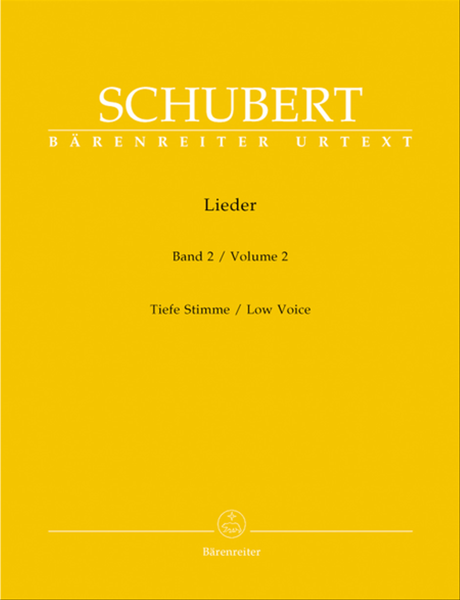 Lieder, Volume 2 Low Voice scores gallery preview page 1