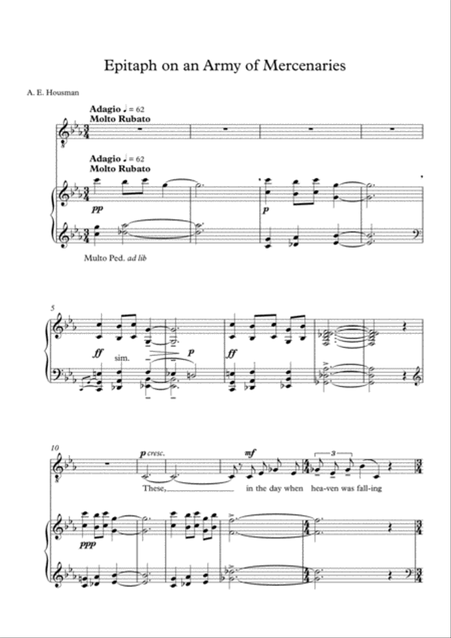 Songs of the Home Front - Sebastian Thomas Voice Solo scores gallery preview page 2