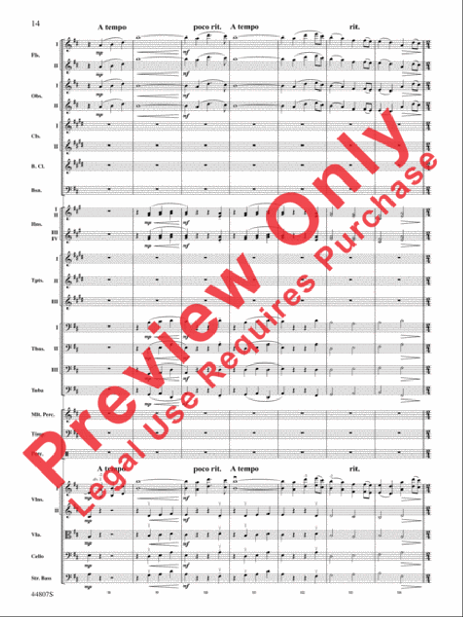 Pan: Highlights from the Warner Bros. Pictures Motion Picture Soundtrack Full Orchestra scores gallery preview page 15