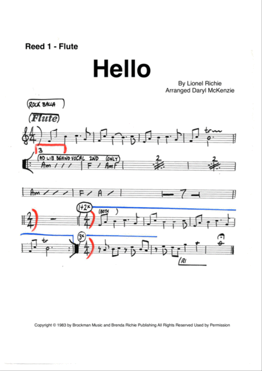 Hello Flute scores gallery preview page 1
