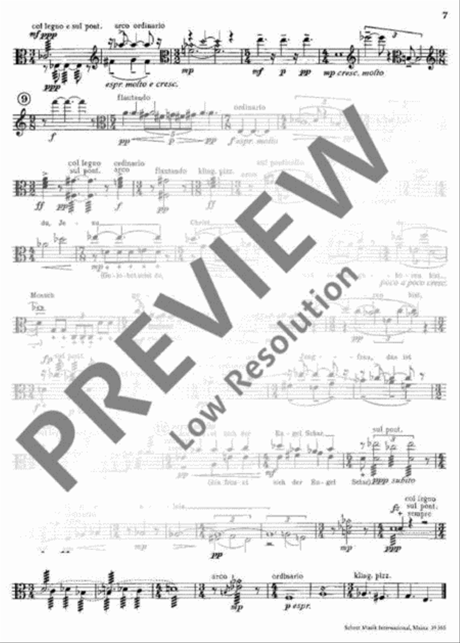 Sonata Viola Solo scores gallery preview page 8