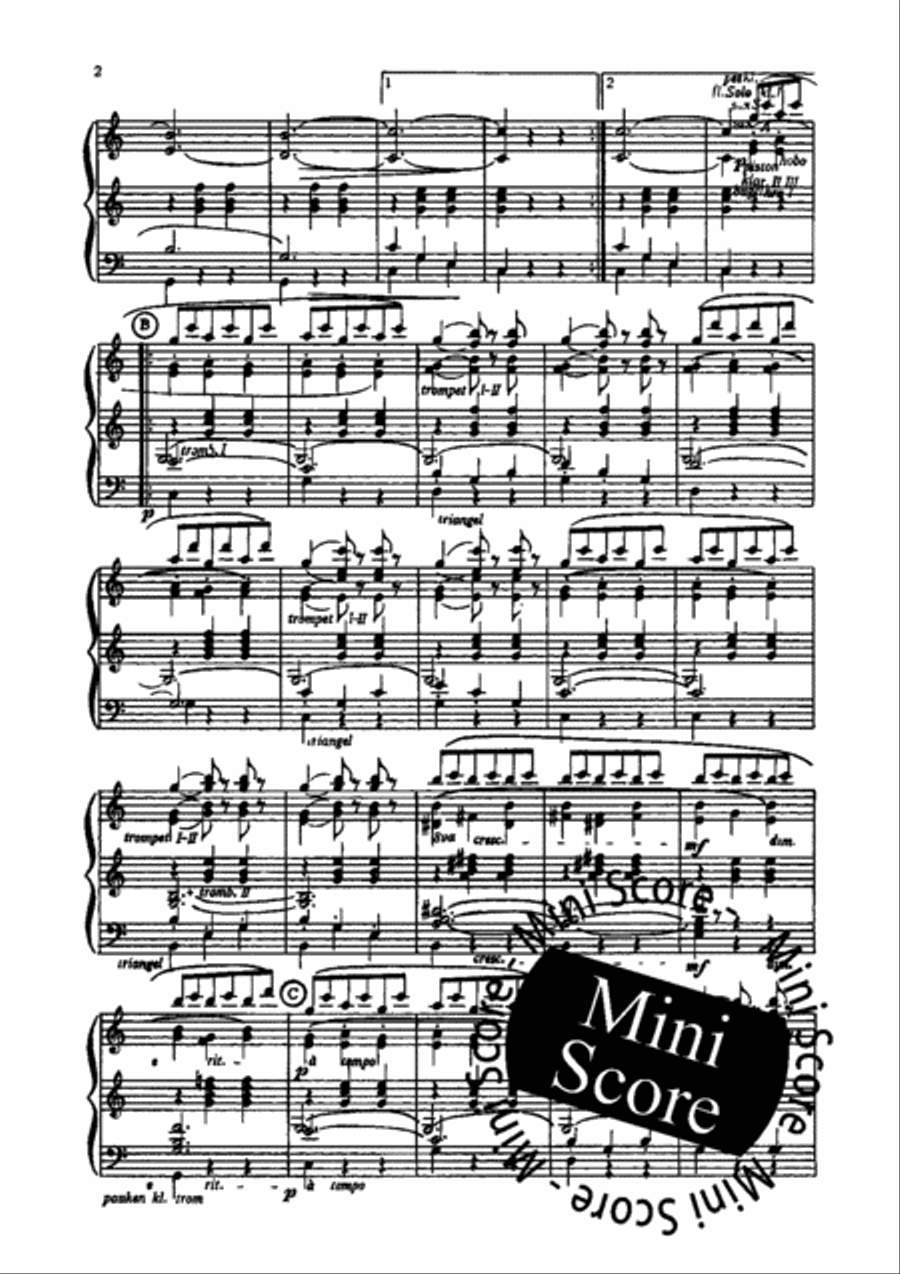 Les Patineurs Les Patineurs Fanfare Band scores gallery preview page 4