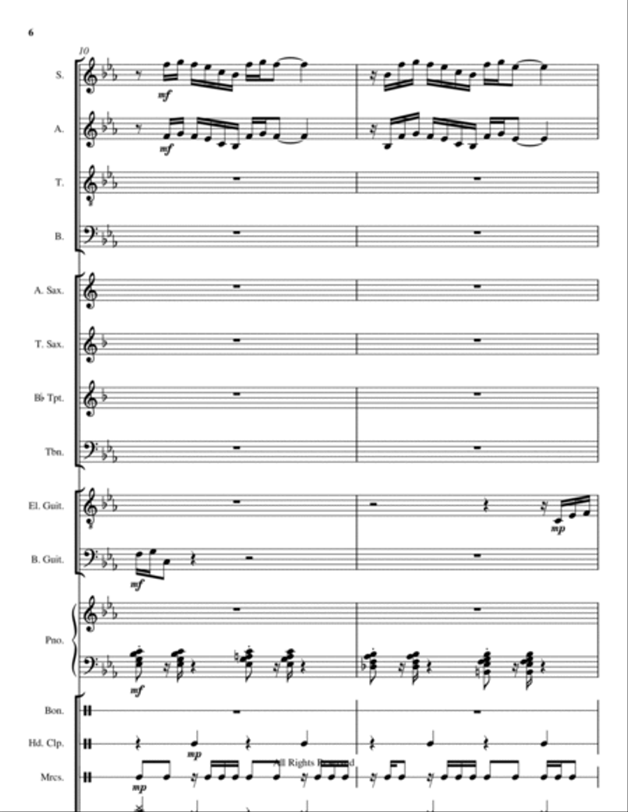 Brighter Day Piano, Vocal, Guitar scores gallery preview page 6