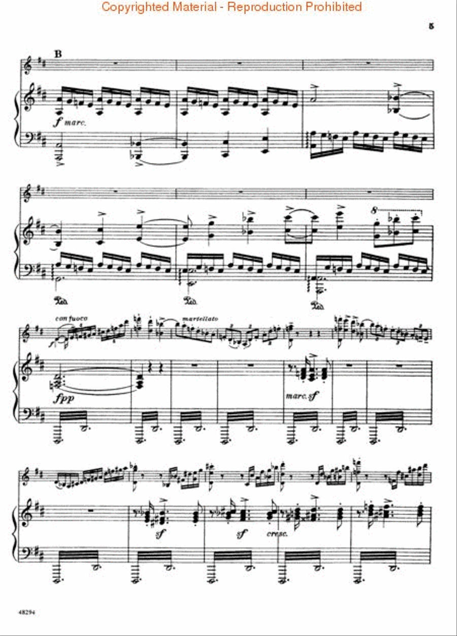Concerto in D, Op. 77 Violin Solo scores gallery preview page 3