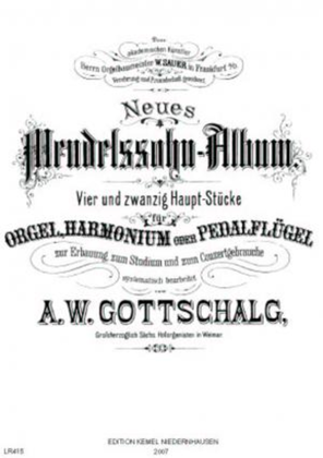 Book cover for Neues Mendelssohn-Album