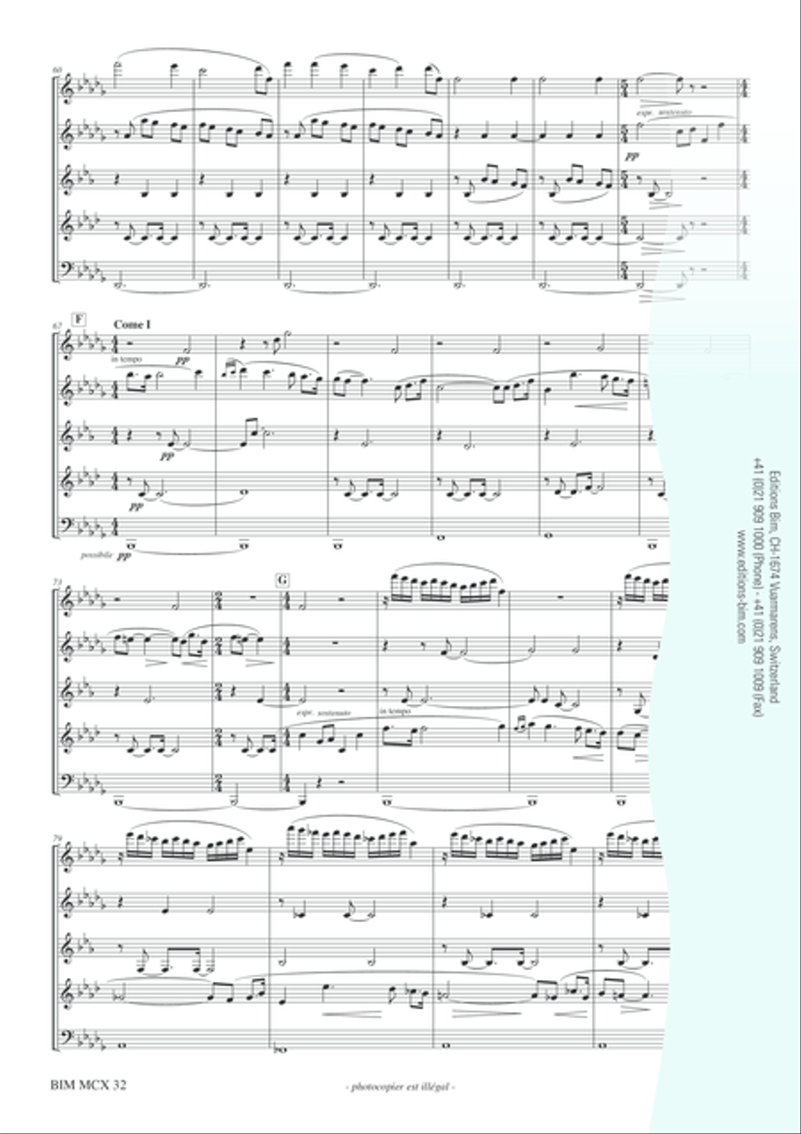 Omaggio a Verdi (1813-2003) Woodwind Quintet scores gallery preview page 13