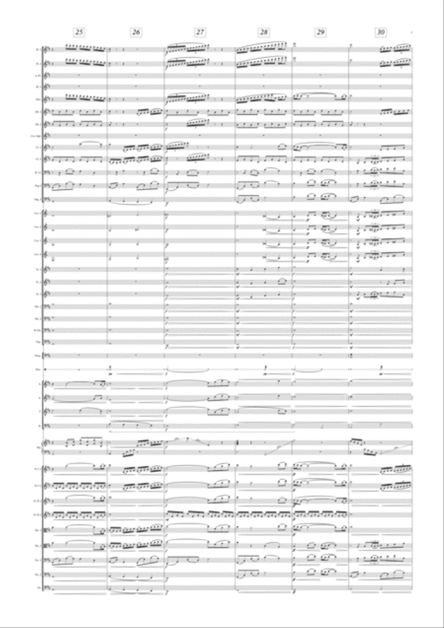 The Lights of Christmas Full Orchestra scores gallery preview page 6