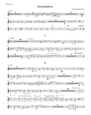 Der Herr ist mein Hirt for 8 part mixed choir, 3 to 4 part Oberchor, Brass and Organ