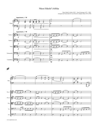 Nkosi Sikelel' iAfrika - Enoch Sontonga (1873-1905) (Piano Sextet)