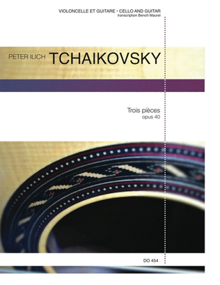 Book cover for Trois pieces, op. 40 (cello / guit)
