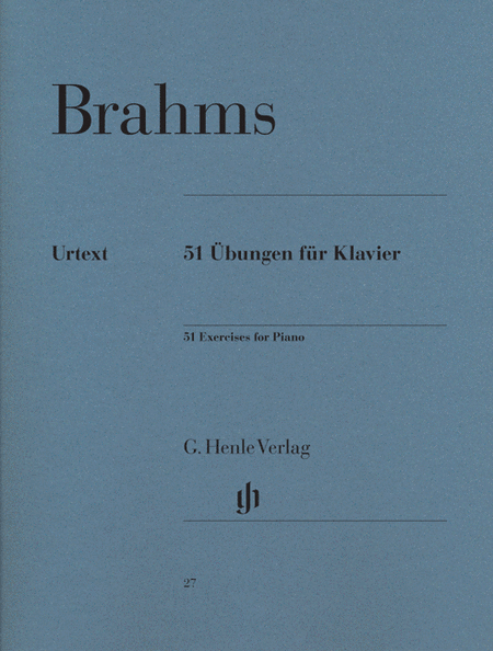 Johannes Brahms : 51 Exercises for Piano