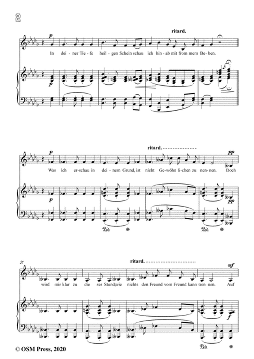 Schumann-Auf das Trinkglas eines...,Op.35 No.6 in D flat Major,for V&Pno image number null