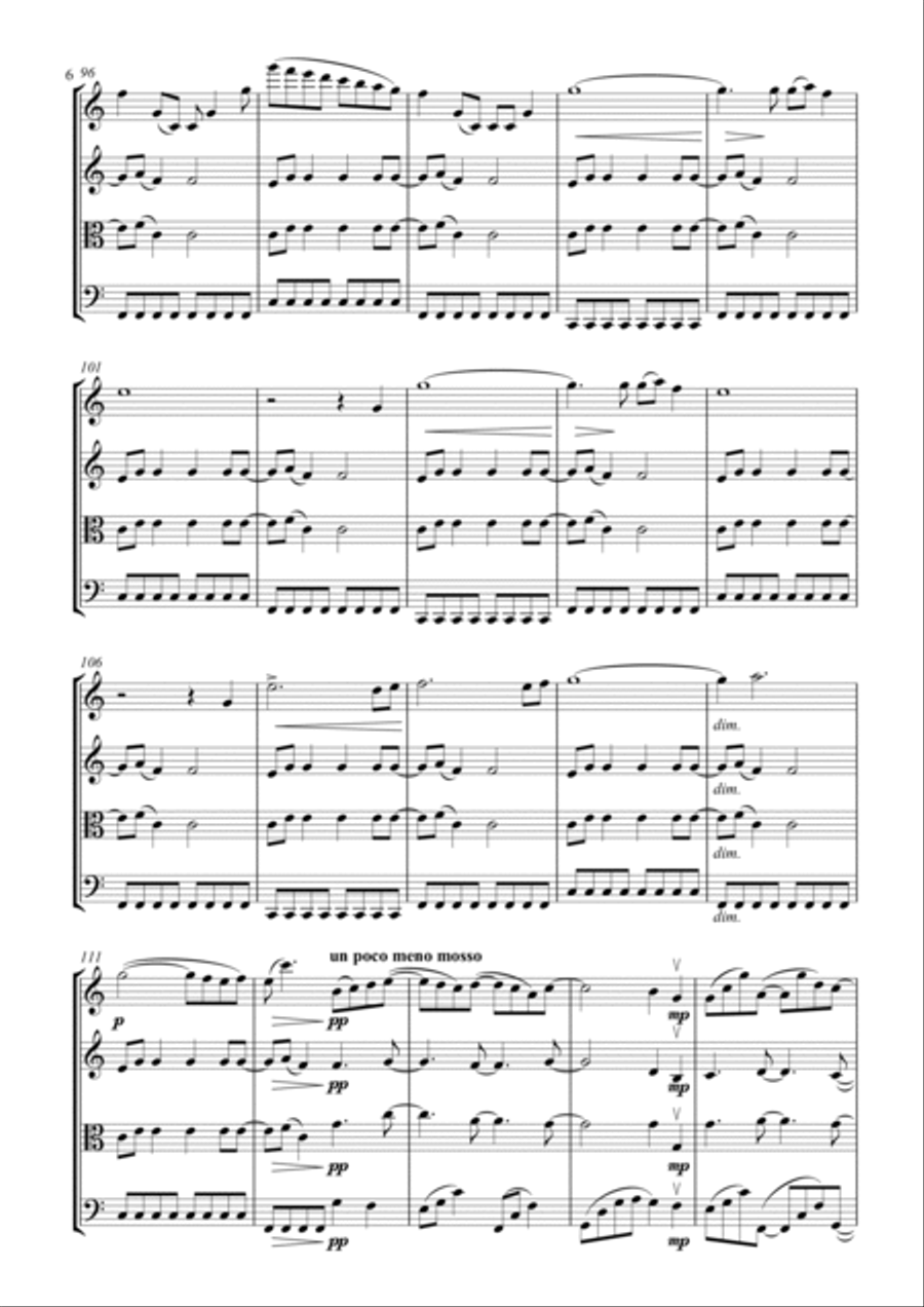 Video Killed The Radio Star String Quartet scores gallery preview page 6