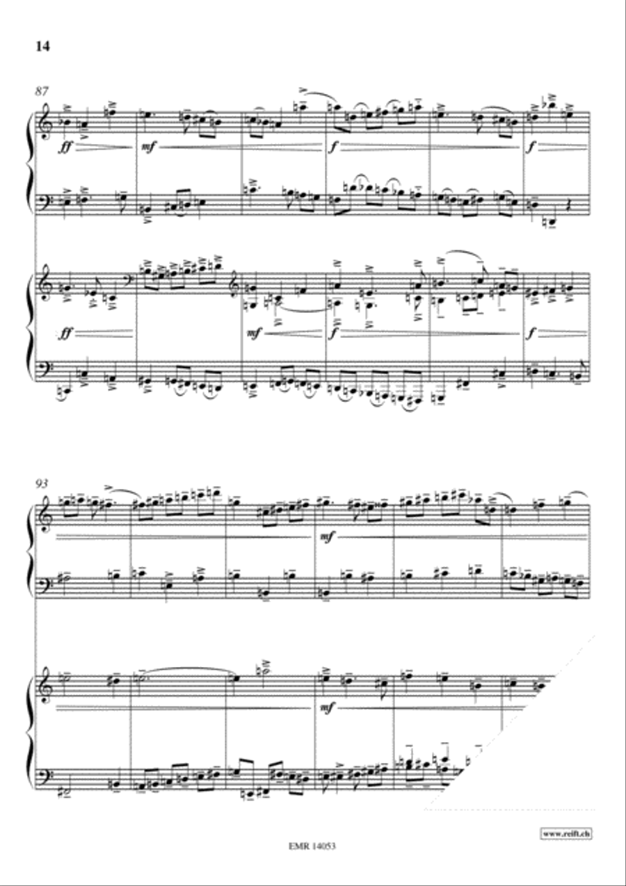 Fantasia Del Primo Tono Fantasia Del Primo Tono Piano Duet scores gallery preview page 8