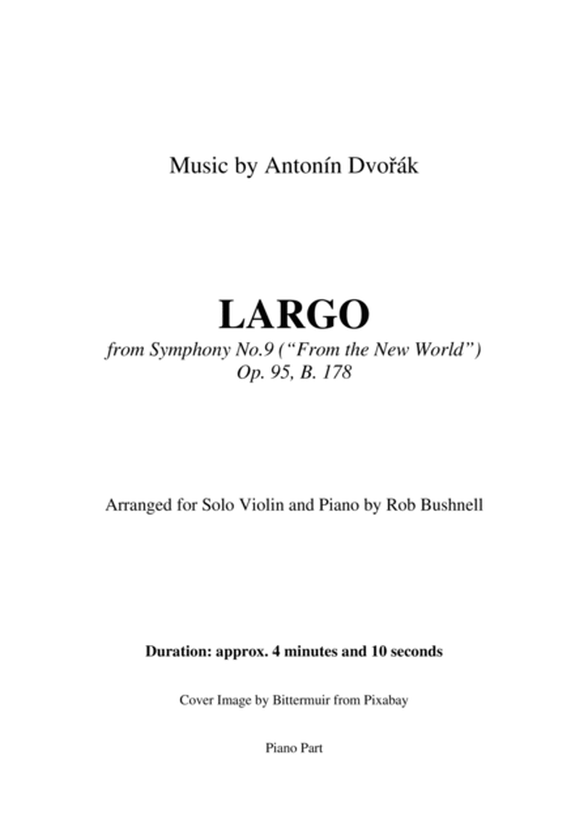 Largo from Symphony No.9 ("From the New World") (Dvorak) - Theme for Solo Violin and Piano image number null