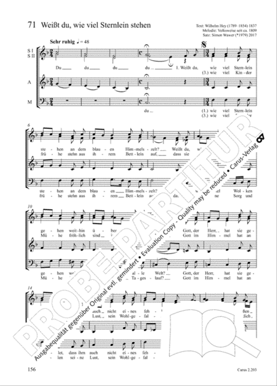 Loreley. Folk songs for choir (Loreley. Volkslieder fur Chor) Choir scores gallery preview page 159