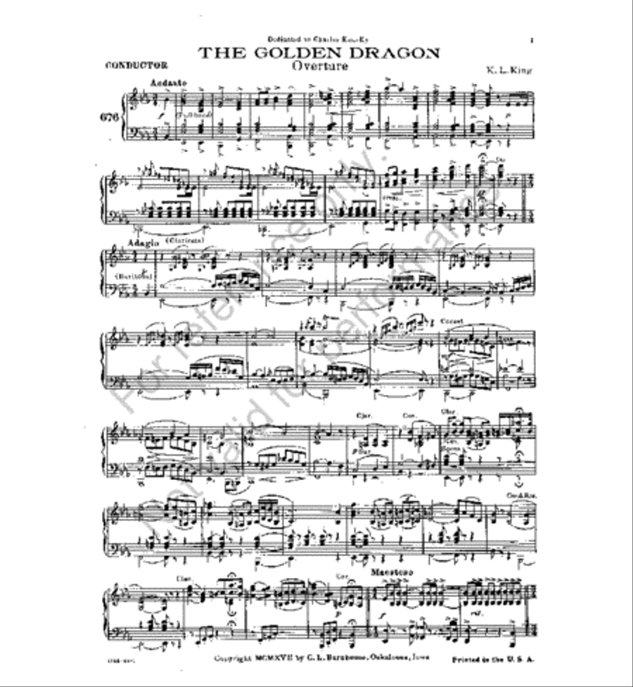 The Golden Dragon The Golden Dragon Concert Band scores gallery preview page 2