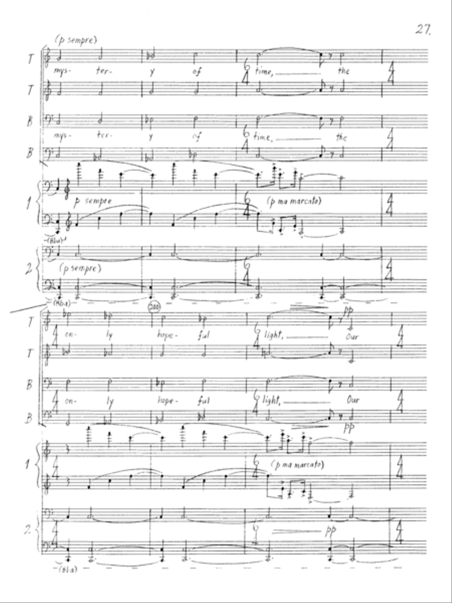 The Incomprehensible Light TTBB scores gallery preview page 33