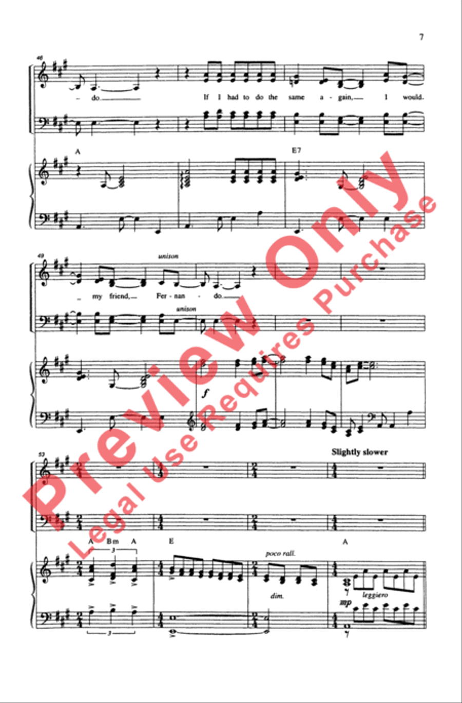 ABBA Forever! 4-Part scores gallery preview page 7