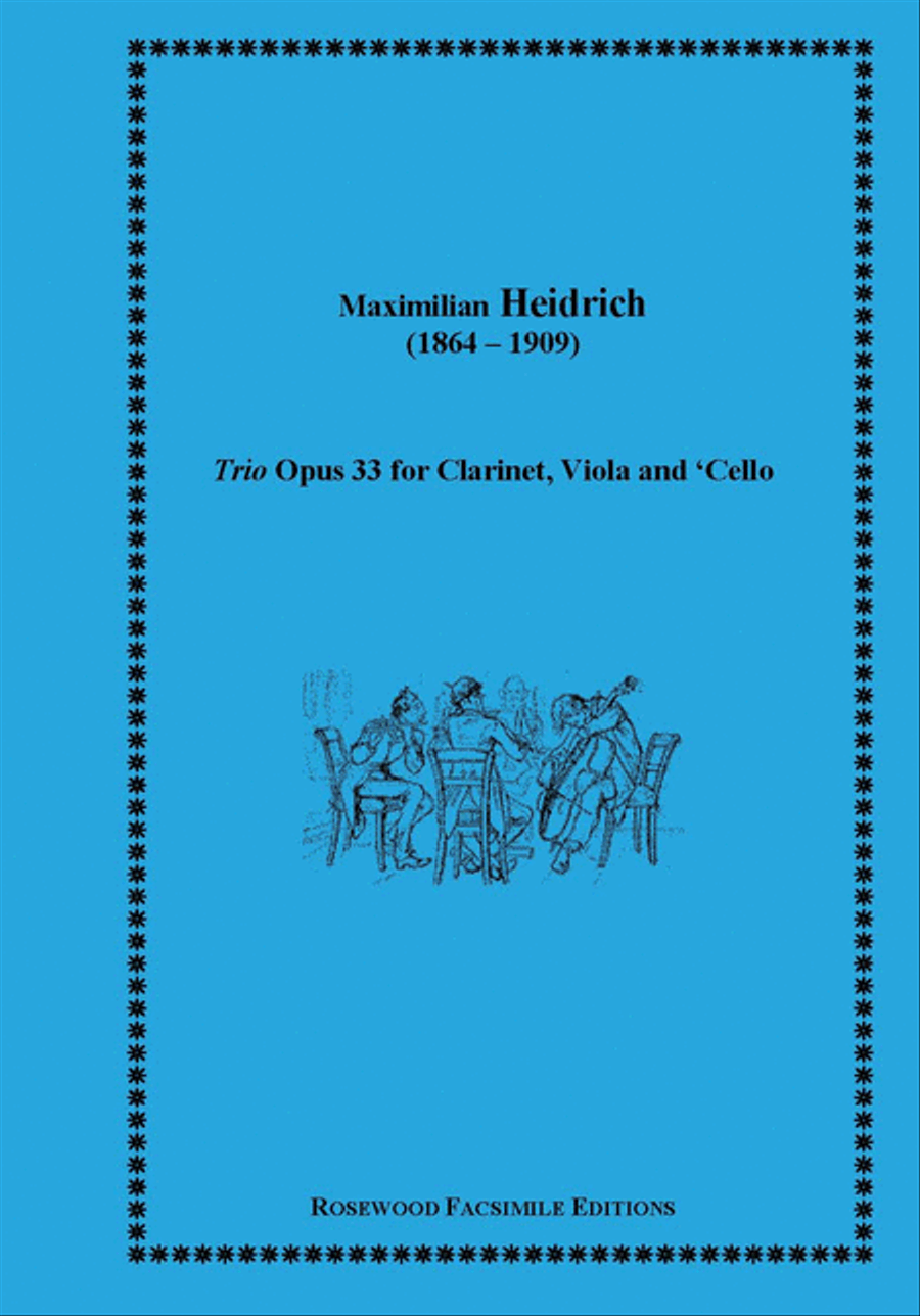Trio, Op. 33 Clarinet scores gallery preview page 1