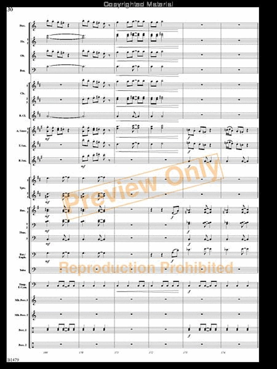 Gravity Wave Gravity Wave Concert Band scores gallery preview page 29