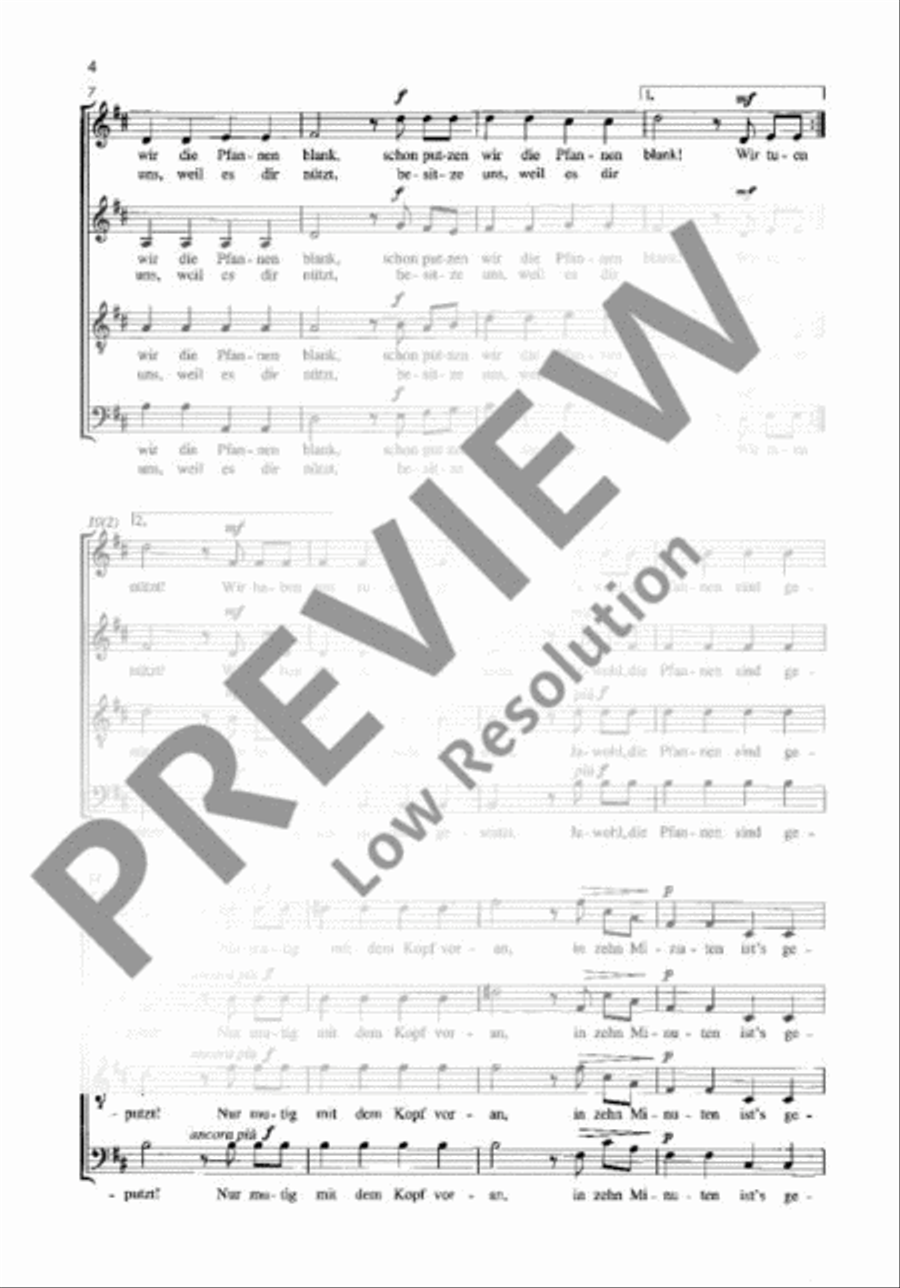 Neue Sprichwörter und Geschichten 4-Part scores gallery preview page 3