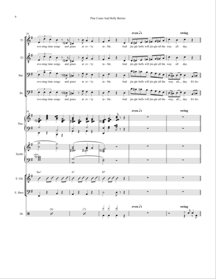 It's Beginning To Look Like Christmas Small Ensemble scores gallery preview page 6