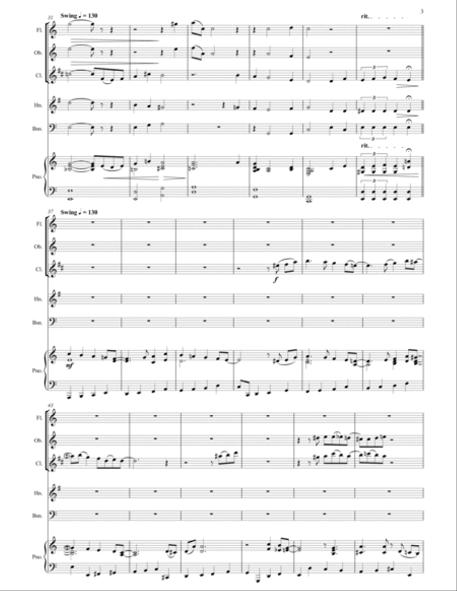 Fly Me To The Moon (in Other Words) Small Ensemble scores gallery preview page 4
