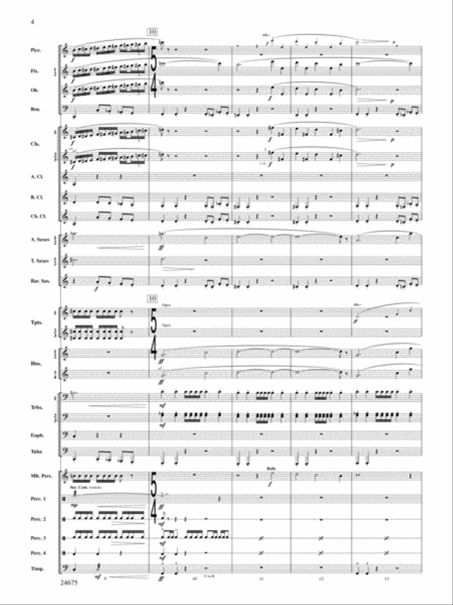 Confession (Movement 2 of Symphony of Prayer): Score Concert Band scores gallery preview page 4