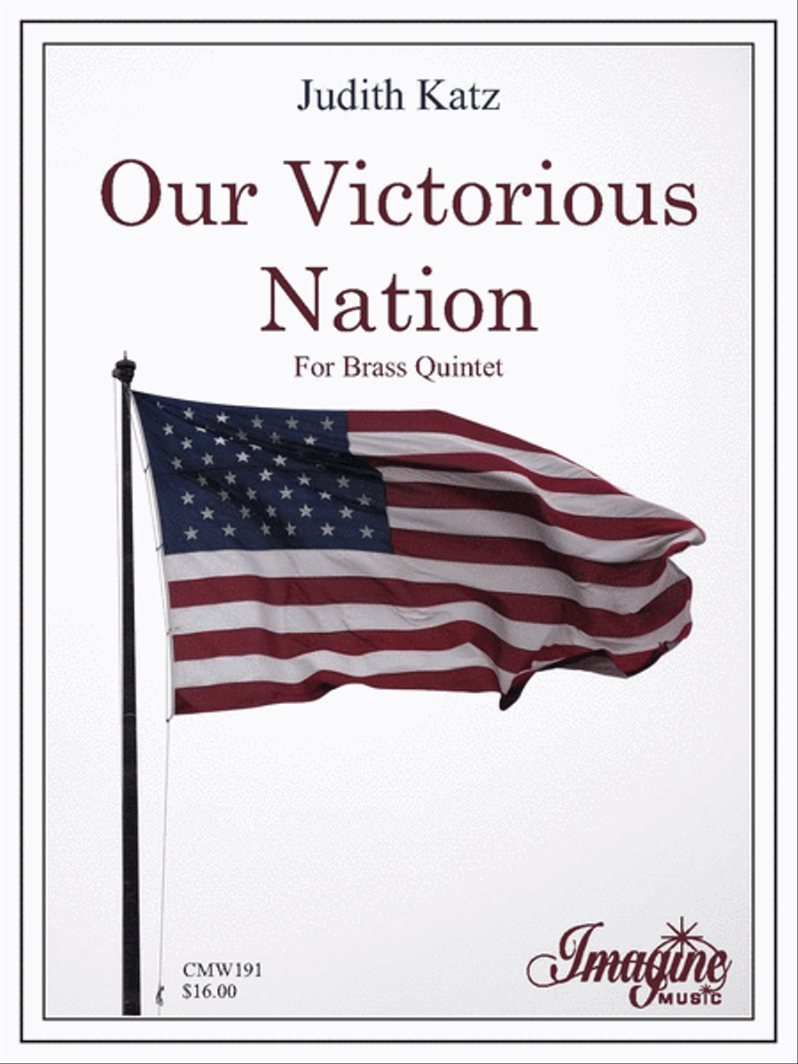 Our Victorious Nation Brass Quintet scores gallery preview page 1