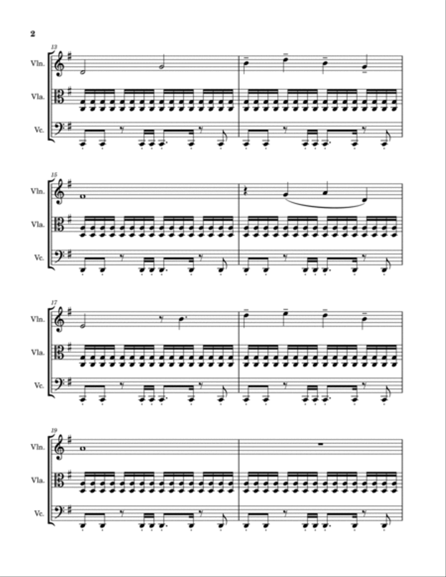 Bridgerton Main Title Bridgerton Main Title String Trio scores gallery preview page 2