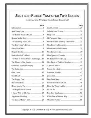 Scottish Fiddle Tunes for Two Basses