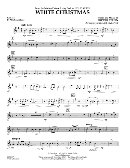 White Christmas - Pt.2 - Eb Alto Saxophone