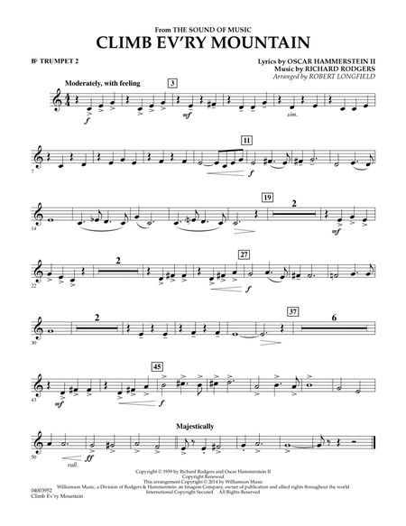 Climb Ev'ry Mountain (from The Sound of Music) - Bb Trumpet 2