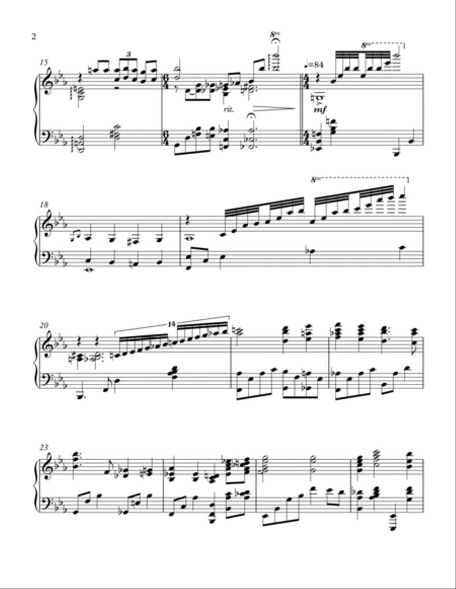 White Christmas White Christmas Piano Solo scores gallery preview page 3