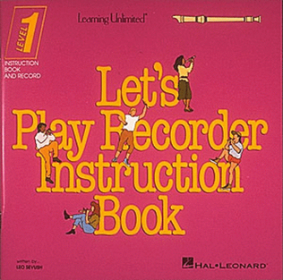 Book cover for Let's Play Recorder Instruction Book