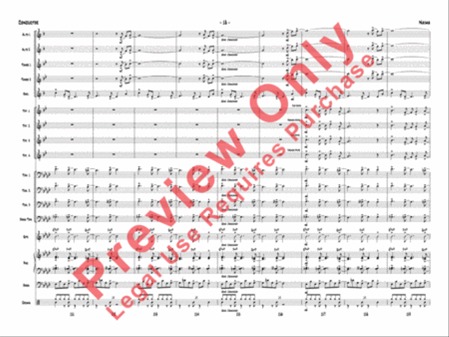 Naima Jazz Ensemble scores gallery preview page 21