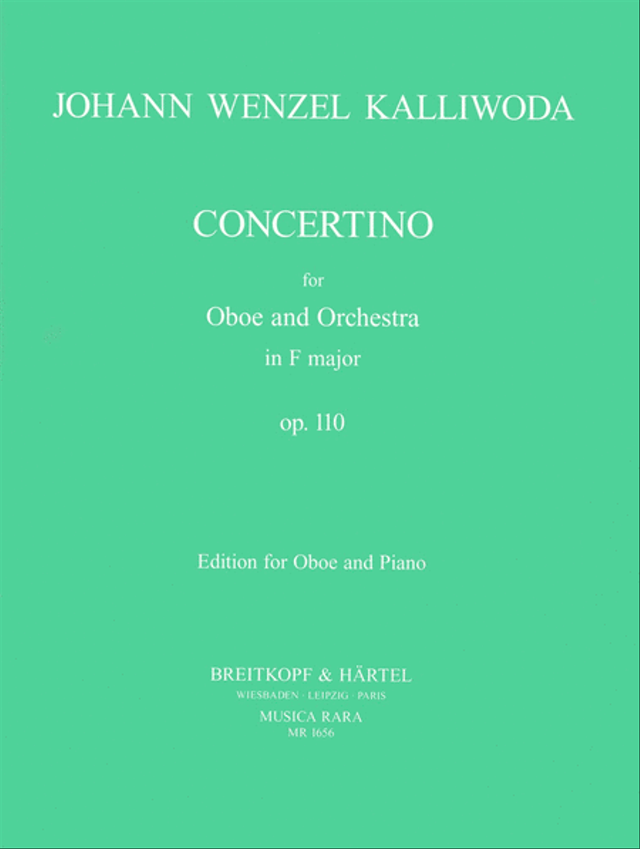 Concertino in F major Op. 110 Piano scores gallery preview page 1
