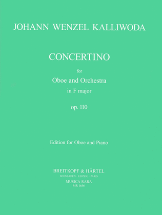 Book cover for Concertino in F major Op. 110