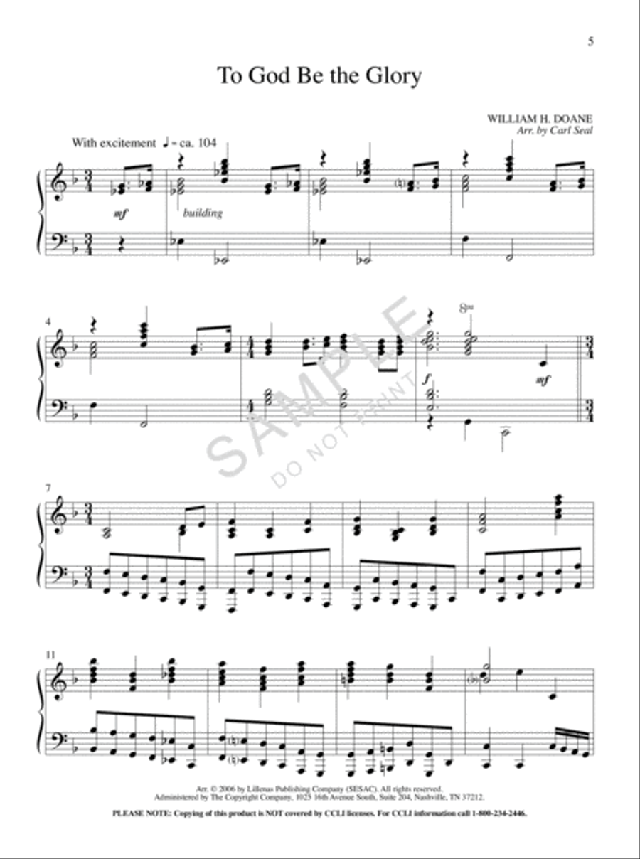 And He Shall Reign Forever Piano Solo scores gallery preview page 2