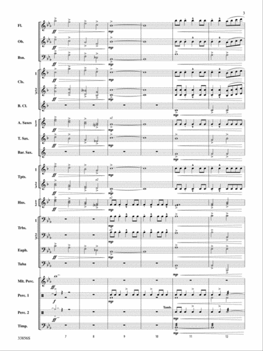 The Lords of Greenwich Concert Band scores gallery preview page 3