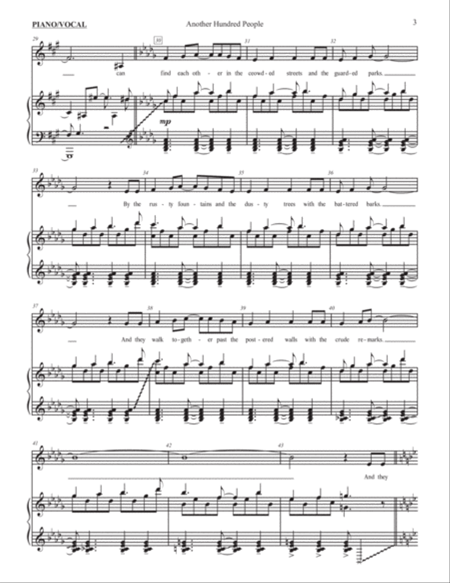 Another Hundred People Voice scores gallery preview page 5